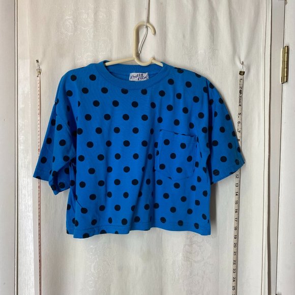 Vintage Betty Blue Crop Top - Picture 6 of 8